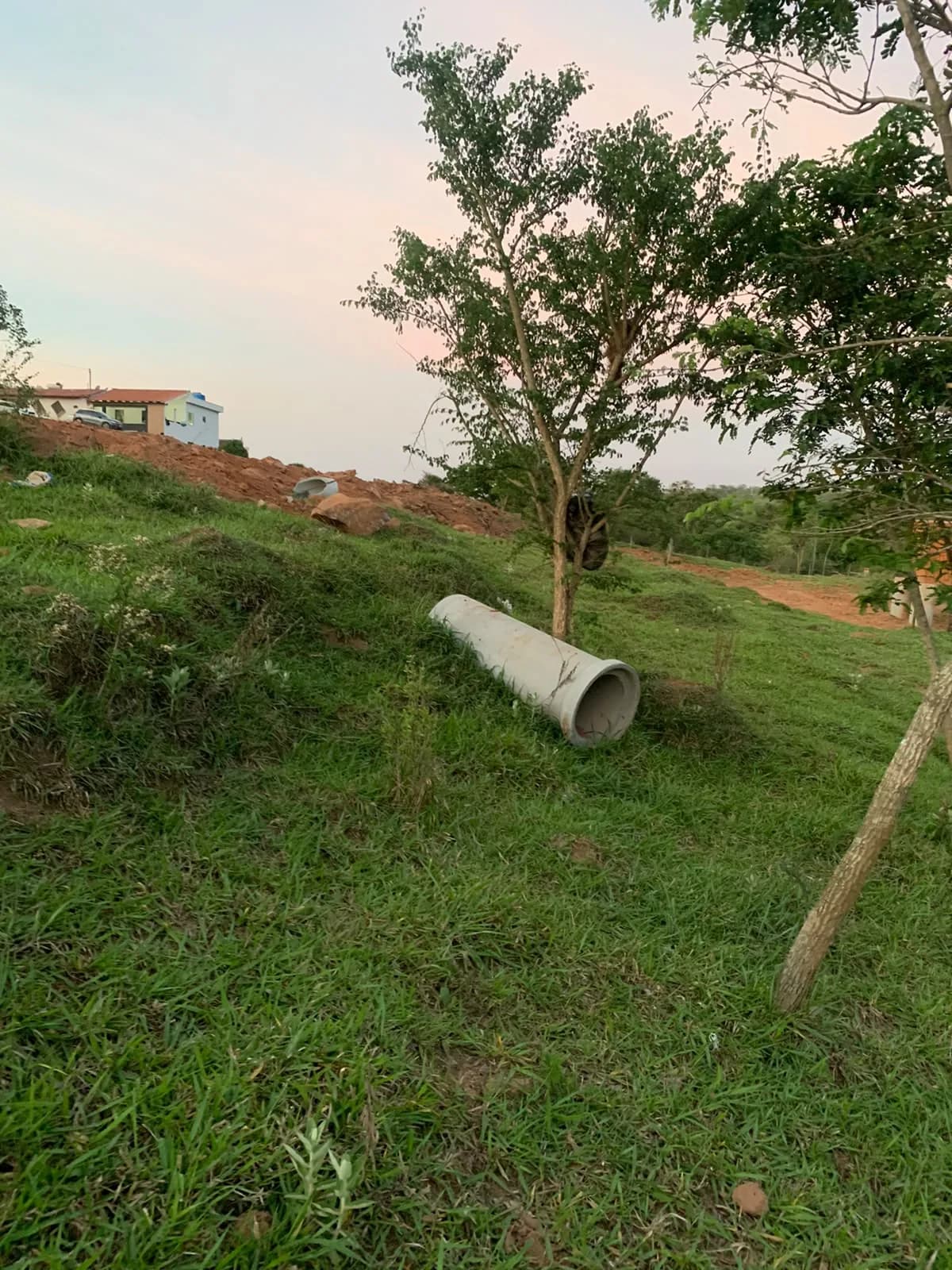 Tubos de concreto para a rede pluvial